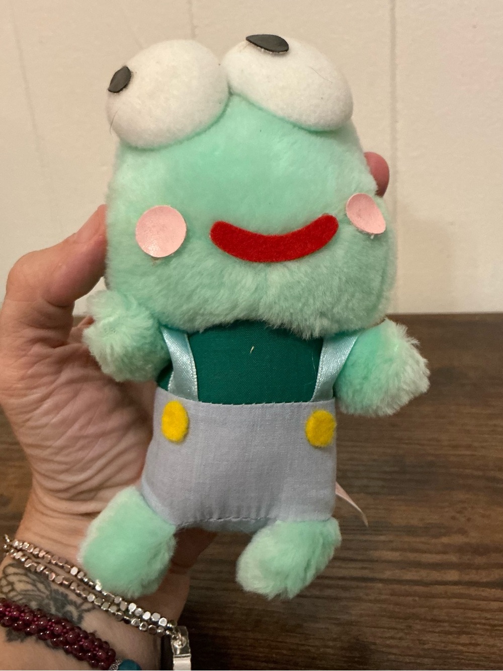 Vintage Japan Kero Keroppi Kyorosuke Sanrio Eiko 1992 Plush 6" Stuffed Toy Doll